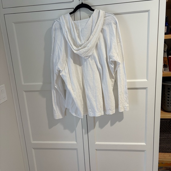 Caslon White Hooded t-shirt | XL - Picture 6 of 11